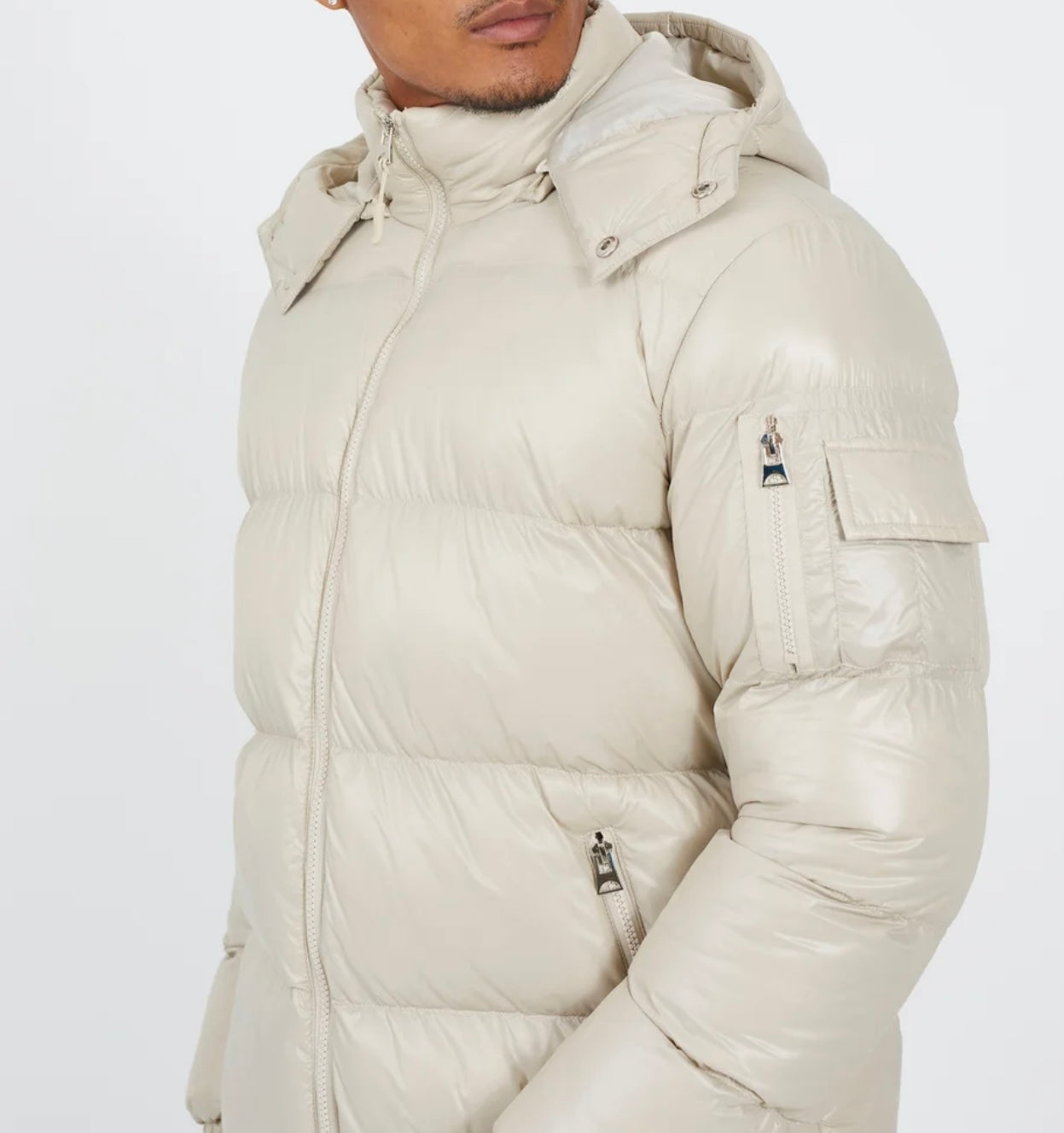 Puffer Jacket Beige