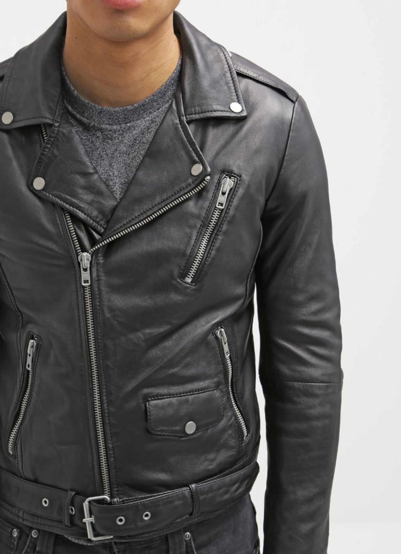 Leather Jacket l Black