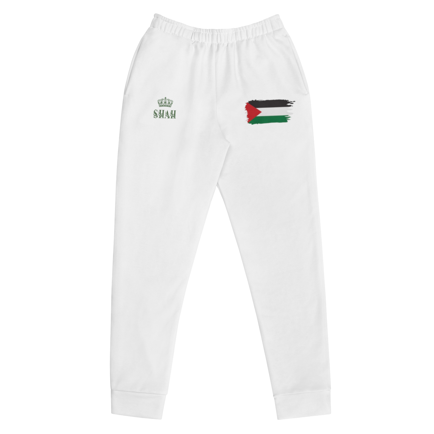 Palestine Joggers l White