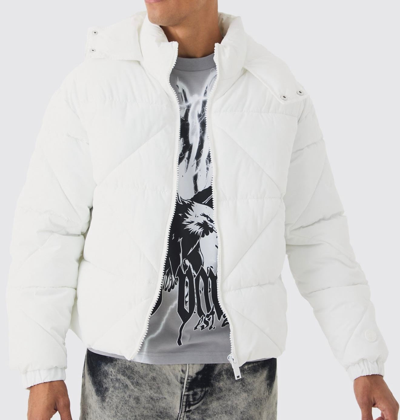 Puffer Jacket White