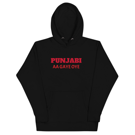 PUNJABI AA GAYE OYE Hoody l Black