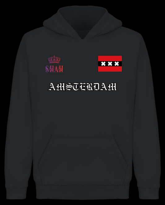 Amsterdam hoody black