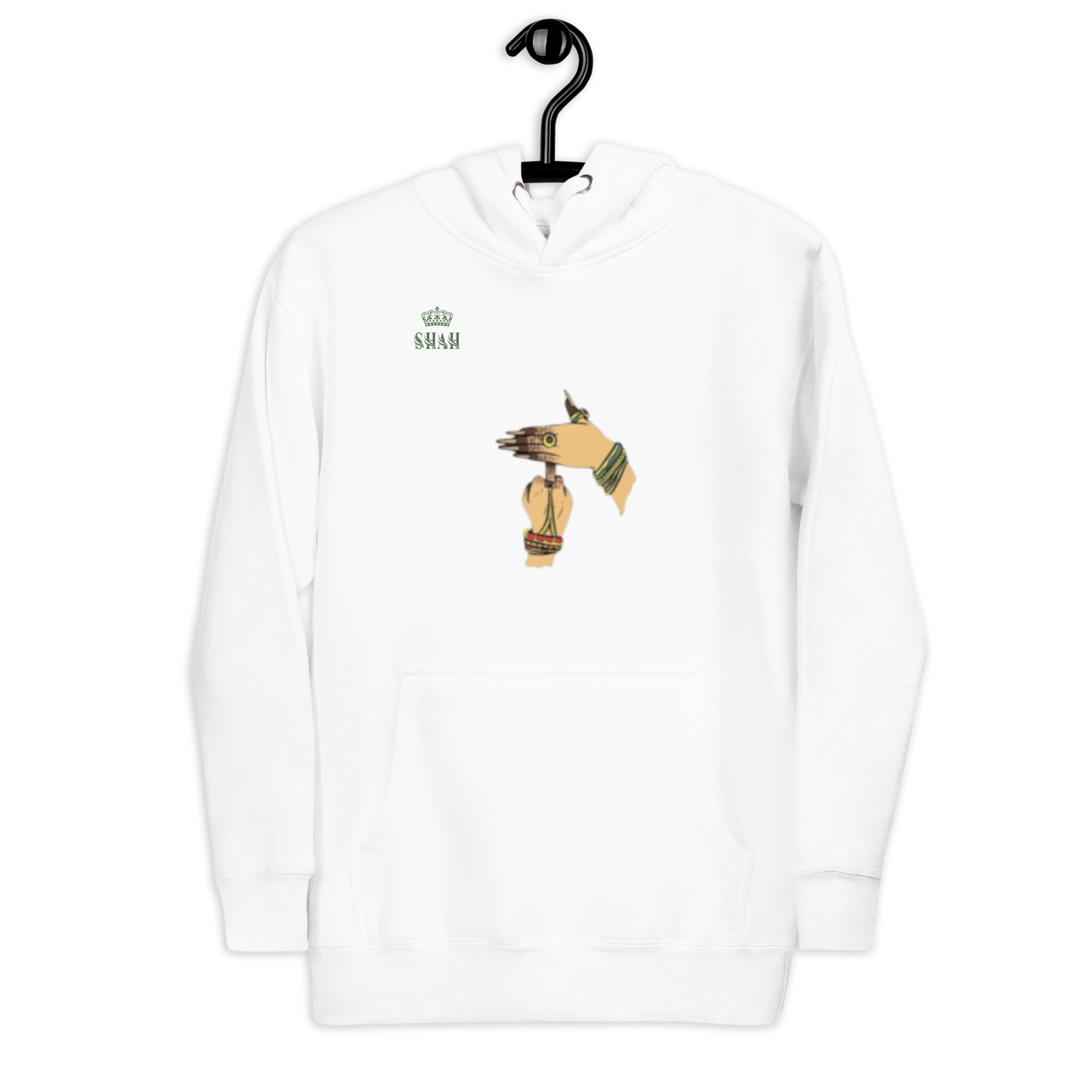 Desi Hands Hoody l White