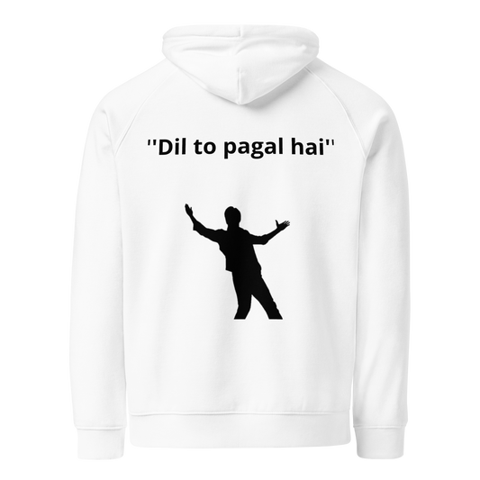 Dil to Pagal hai White l Hoody