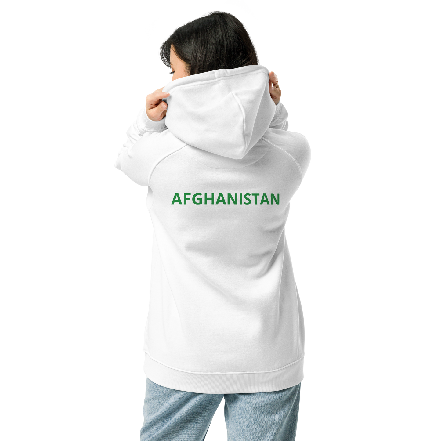 Afghanistan Hoody White