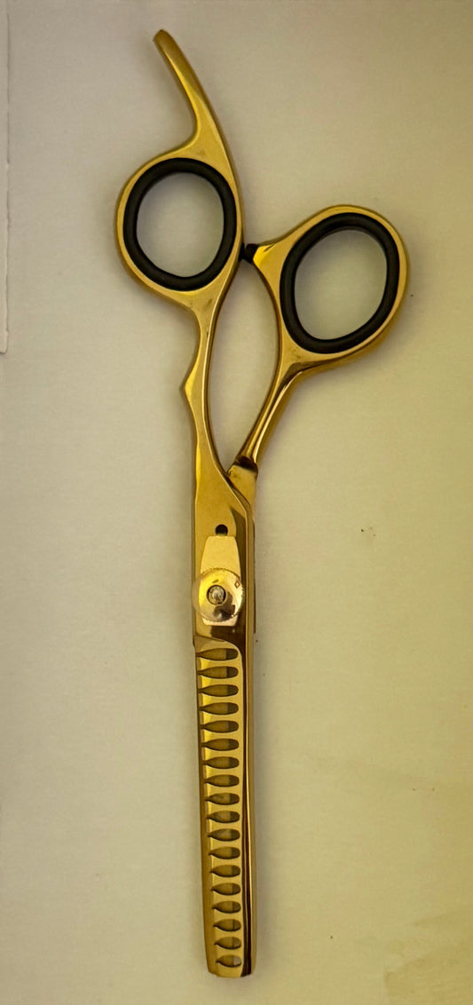 Barber Scissors l Gold/Black