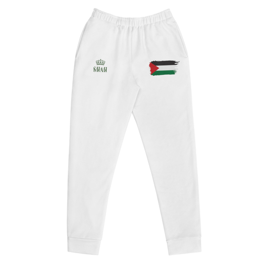 Palestine Joggers l White