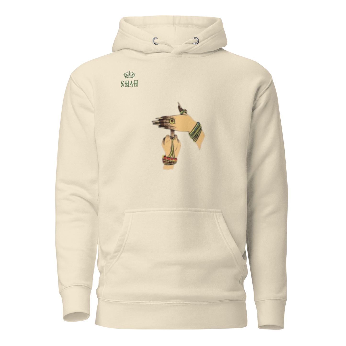 Desi Hands Hoody l White