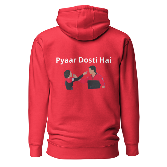 Pyaar Dosti Hai Hoody l Red