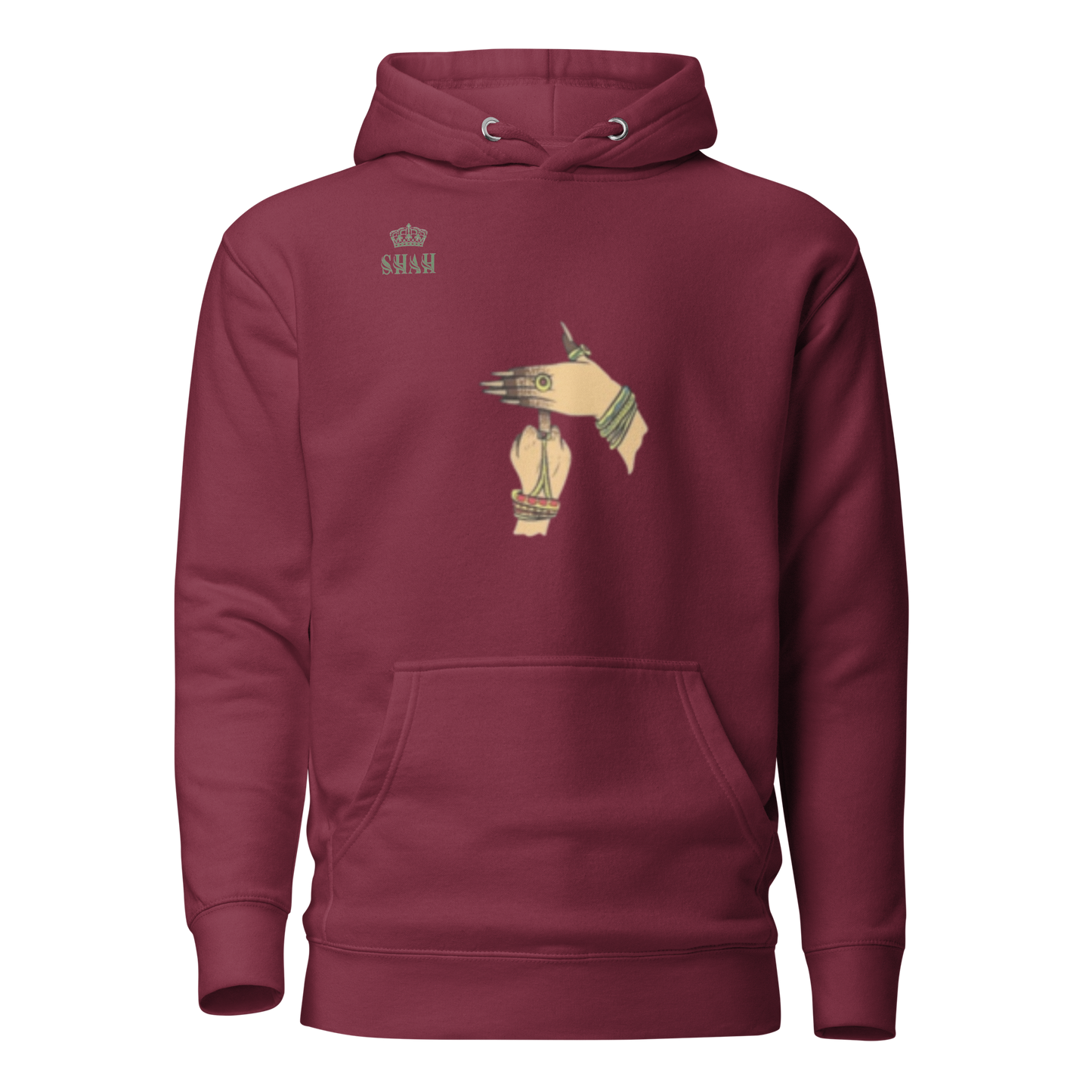Desi Hands Hoody l White