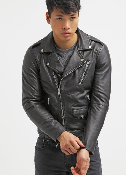 Leather Jacket l Black