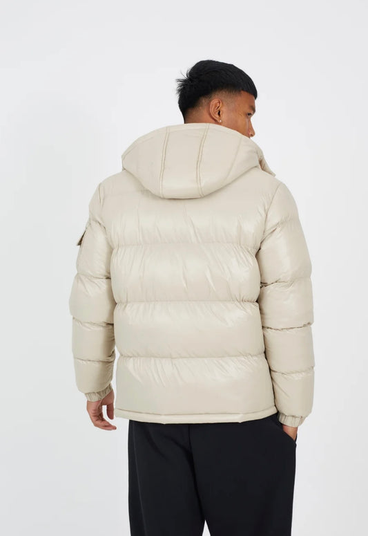 Puffer Jacket Beige