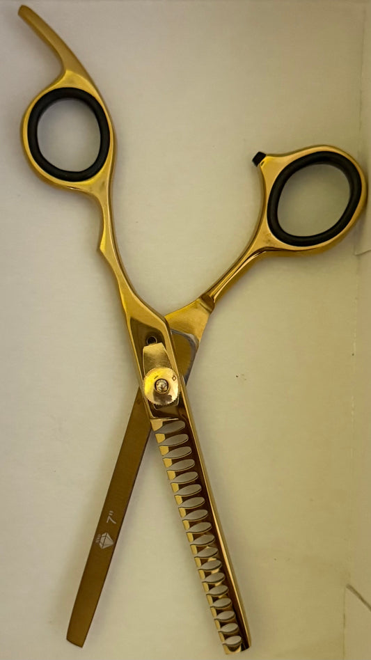 Barber Scissors l Gold/Black