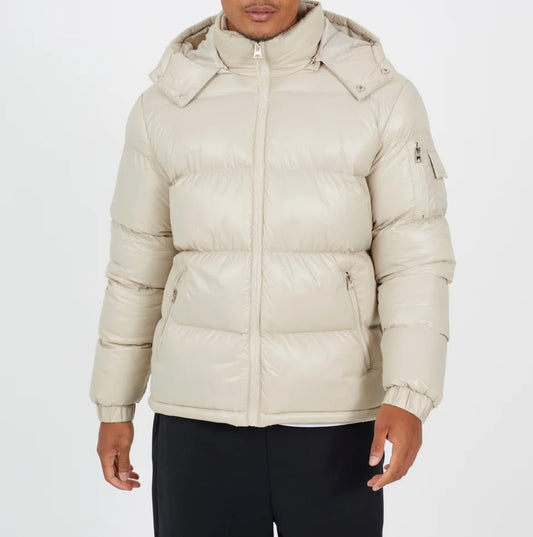 Puffer Jacket Beige
